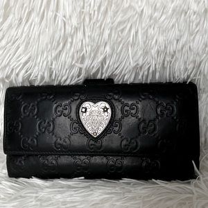 Gucci long GG wallet